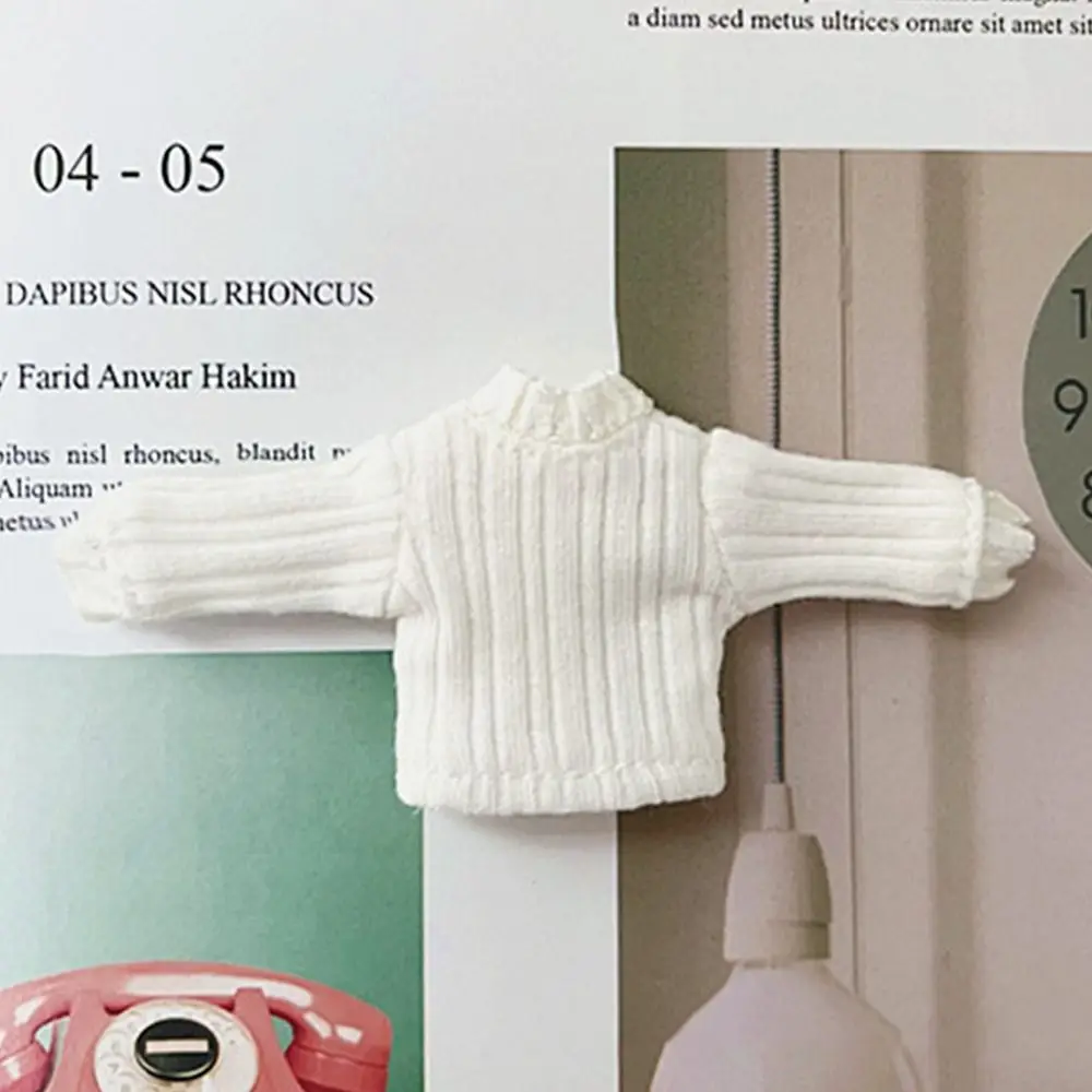 Doll Clothes Fashion Jeans Dress Overalls For ob11 Dolls Casual Wears Shirt for 1/12 BJD Dolls Clothes Accessories Kids Toys