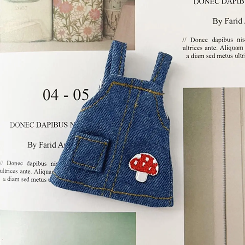 Doll Clothes Fashion Jeans Dress Overalls For ob11 Dolls Casual Wears Shirt for 1/12 BJD Dolls Clothes Accessories Kids Toys