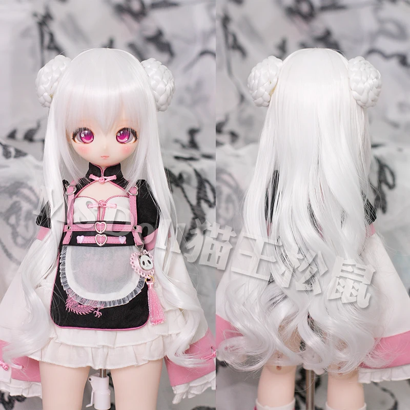 1/3 1/4 1/6 BJD Wig Tuanzi Long Curly Hair MDD BJD Doll Wig High Temperature Silk Wig DIY Dress Up Dolls Accessories Girl Toys