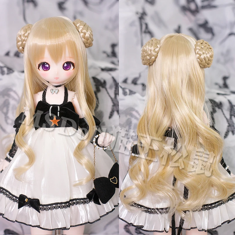 1/3 1/4 1/6 BJD Wig Tuanzi Long Curly Hair MDD BJD Doll Wig High Temperature Silk Wig DIY Dress Up Dolls Accessories Girl Toys