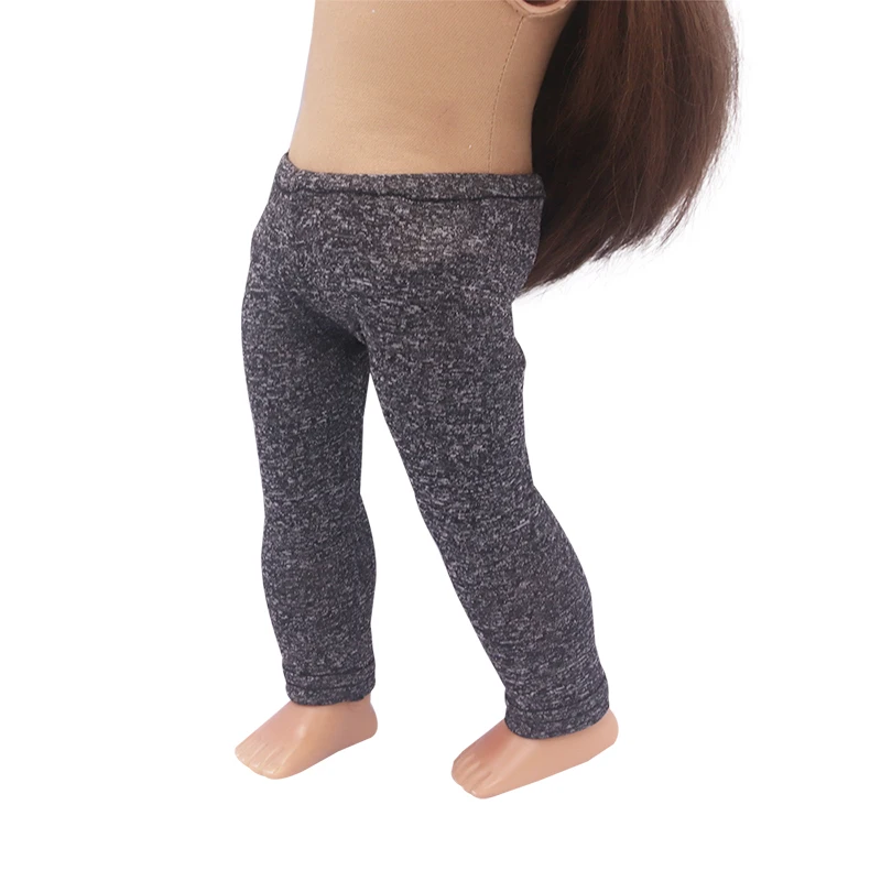 Pants For 43cm baby Dolls 18 Inches Anmerican Doll Trousers Leggings 9 Colors High-quickly Clothes Accessories For Dolls
