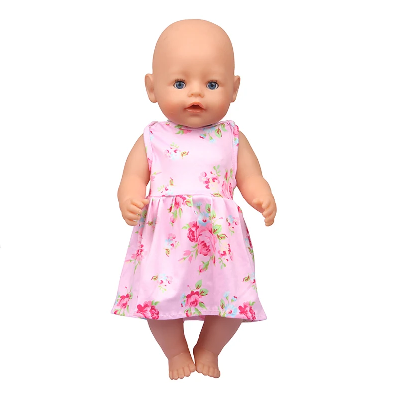 Doll Baby Clothes Princess Lace Dress Fit 18 Inch American&43 CM Reborn New Born Baby Doll OG Girl Doll Shoes DIY Gift`s Toy