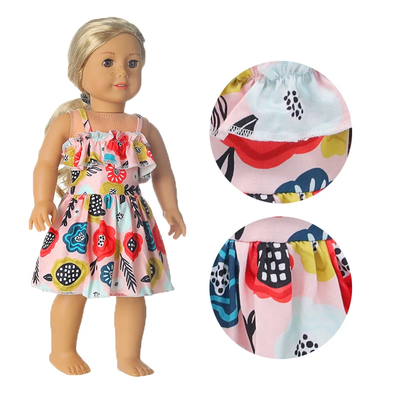Doll Baby Clothes Princess Lace Dress Fit 18 Inch American&43 CM Reborn New Born Baby Doll OG Girl Doll Shoes DIY Gift`s Toy