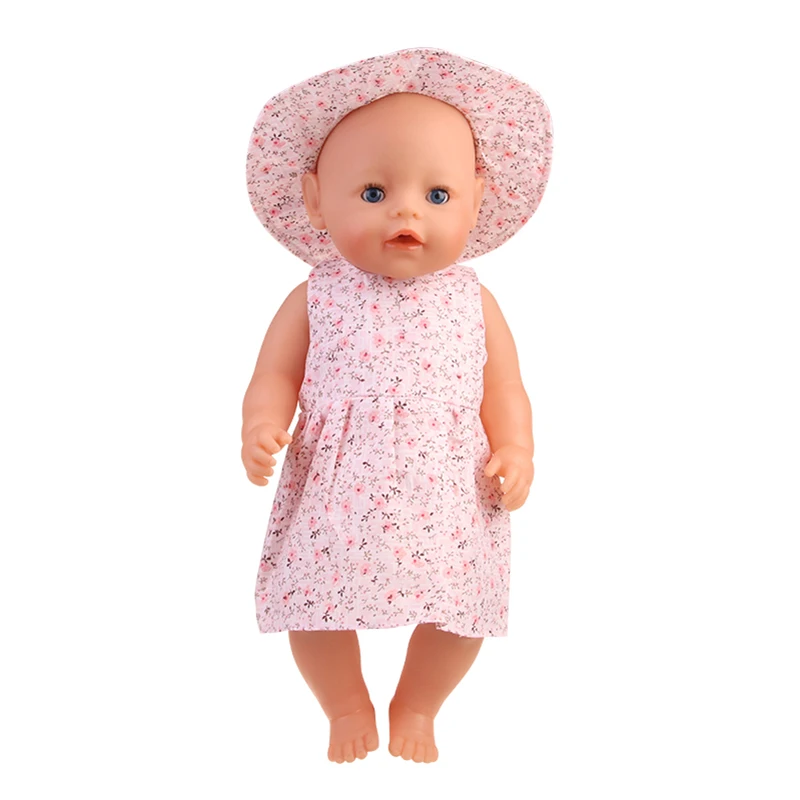 Doll Baby Clothes Princess Lace Dress Fit 18 Inch American&43 CM Reborn New Born Baby Doll OG Girl Doll Shoes DIY Gift`s Toy