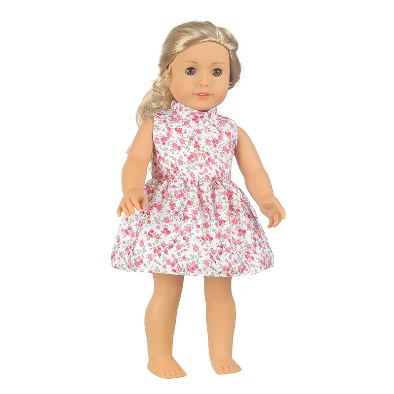 Doll Baby Clothes Princess Lace Dress Fit 18 Inch American&43 CM Reborn New Born Baby Doll OG Girl Doll Shoes DIY Gift`s Toy