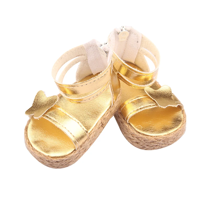 Doll Baby Clothes Princess Lace Dress Fit 18 Inch American&43 CM Reborn New Born Baby Doll OG Girl Doll Shoes DIY Gift`s Toy