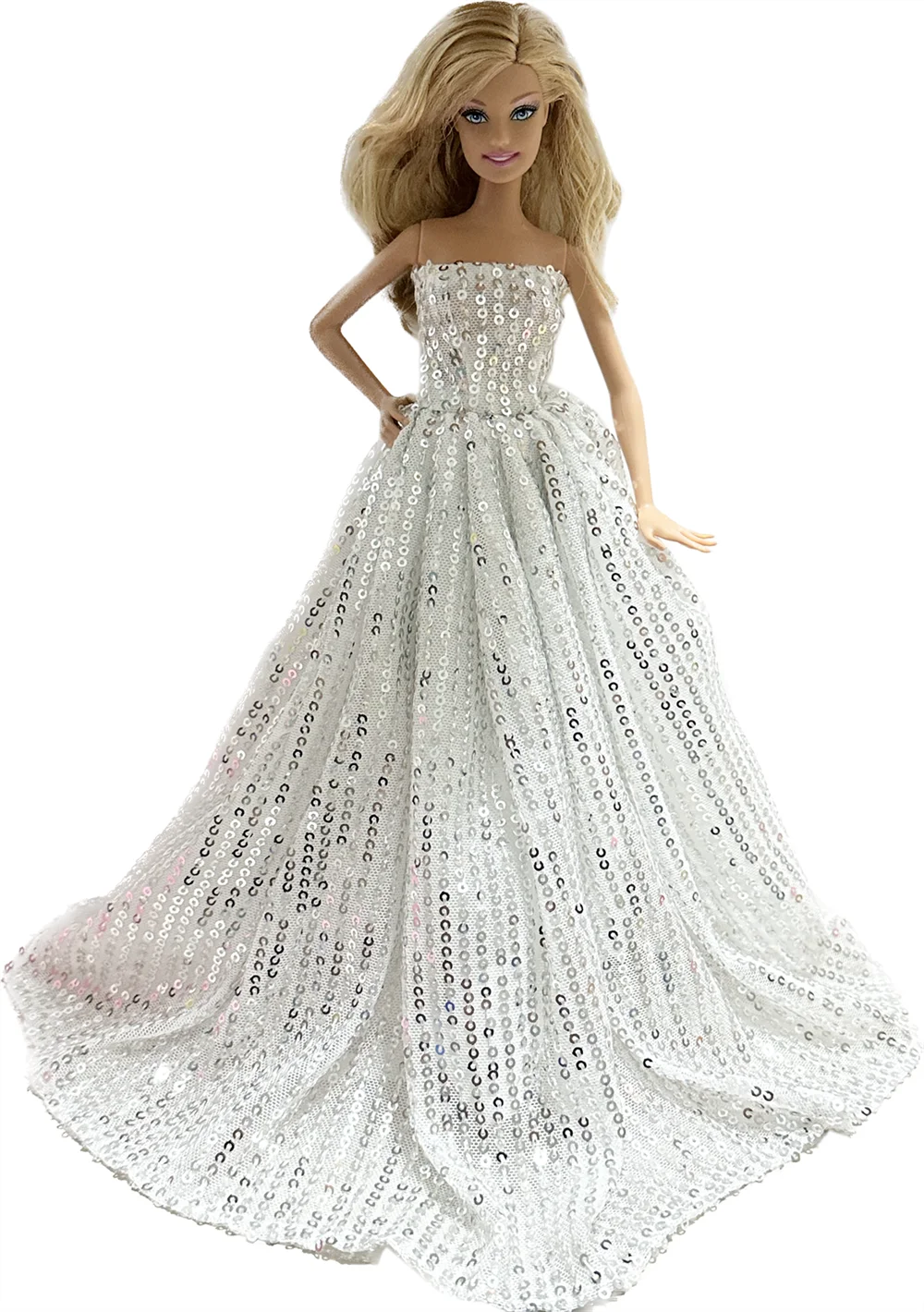 1 Set Cloth Doll Accessories Princess Dress +Shoes for 11.5 Inch 30cm Doll Kids or Birthday Gift