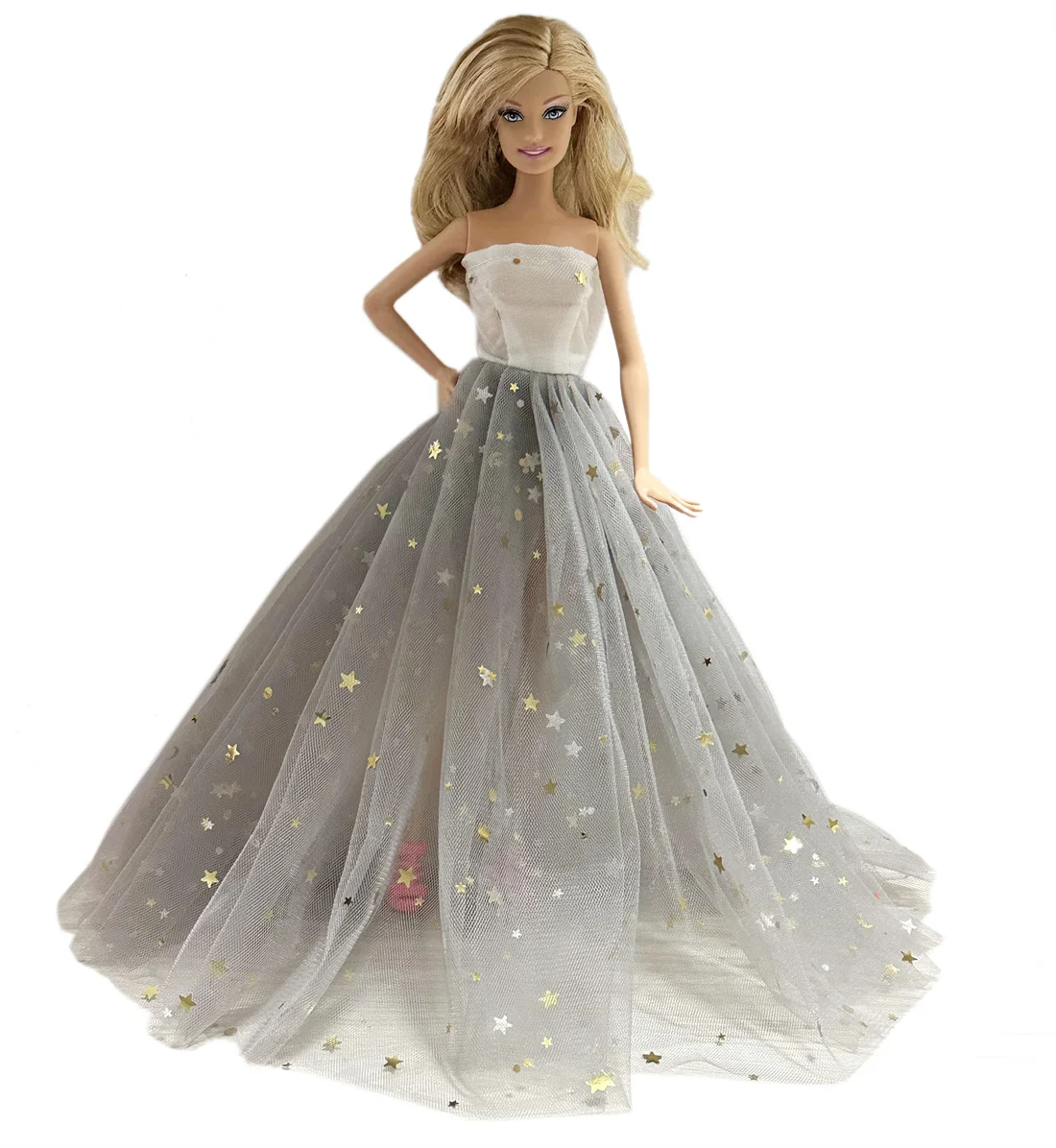 1 Set Cloth Doll Accessories Princess Dress +Shoes for 11.5 Inch 30cm Doll Kids or Birthday Gift