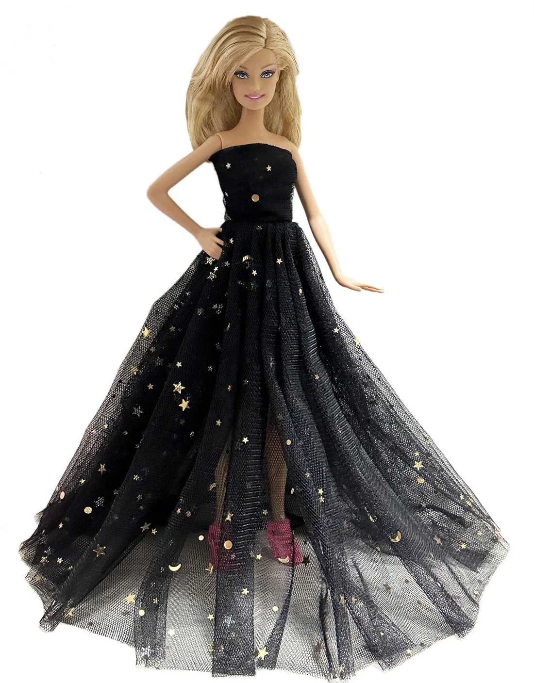 1 Set Cloth Doll Accessories Princess Dress +Shoes for 11.5 Inch 30cm Doll Kids or Birthday Gift