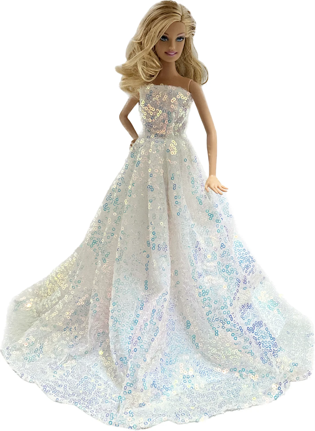 1 Set Cloth Doll Accessories Princess Dress +Shoes for 11.5 Inch 30cm Doll Kids or Birthday Gift