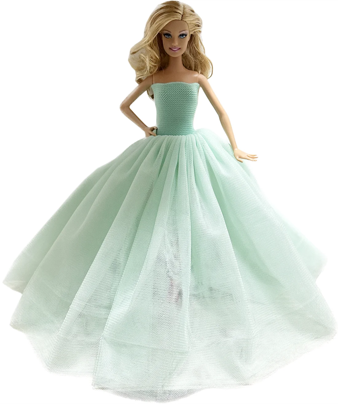 1 Set Cloth Doll Accessories Princess Dress +Shoes for 11.5 Inch 30cm Doll Kids or Birthday Gift