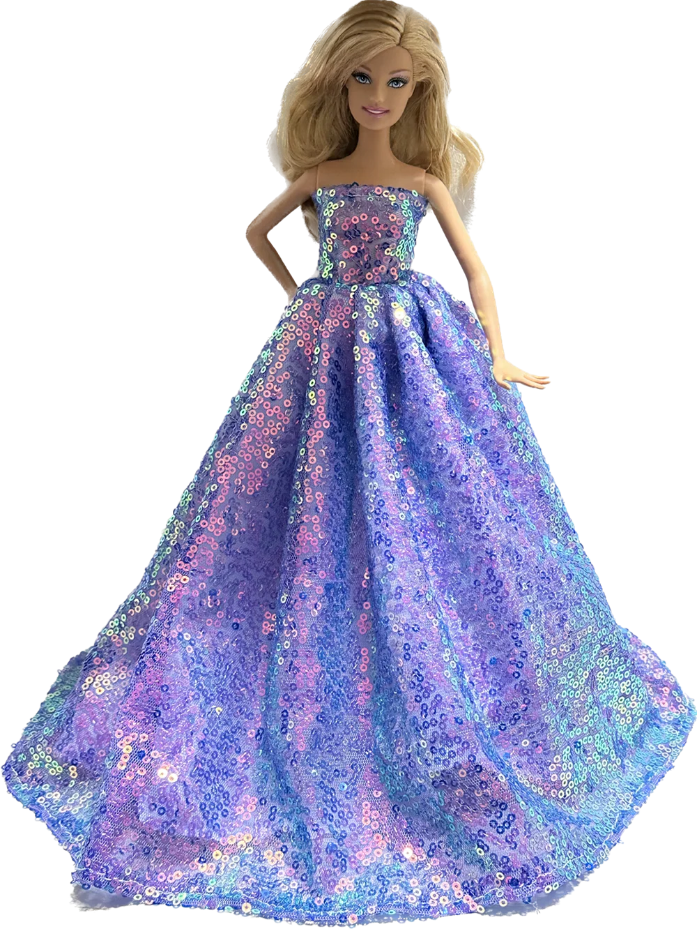 1 Set Cloth Doll Accessories Princess Dress +Shoes for 11.5 Inch 30cm Doll Kids or Birthday Gift