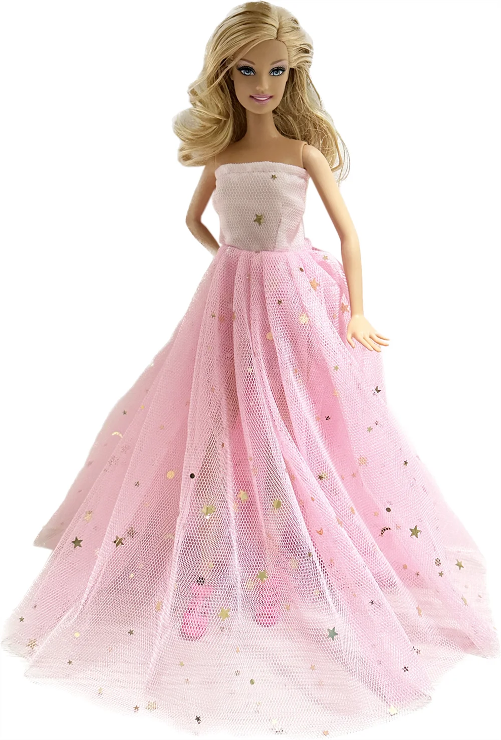 1 Set Cloth Doll Accessories Princess Dress +Shoes for 11.5 Inch 30cm Doll Kids or Birthday Gift