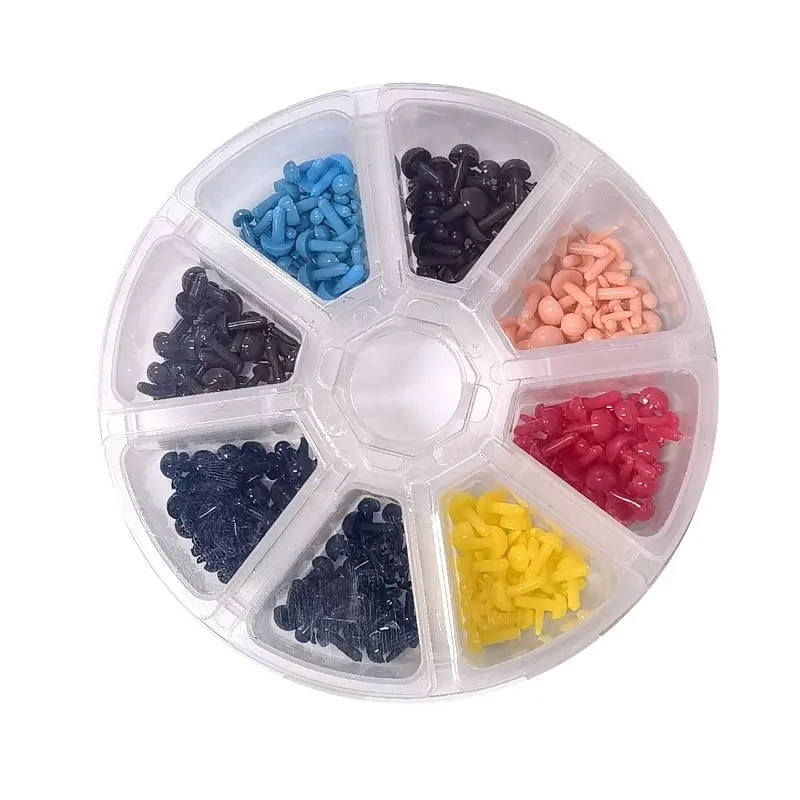 1.8/2/2.5/3/3.5/4/5/6mm Plastic Craft Doll Eyes Animal Eyes For Amigurumi Doll Crochet Stuffed Toy DIY Accessories 100pcs/lot