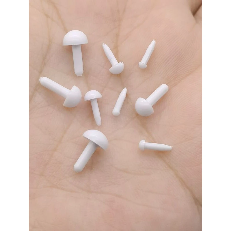 1.8/2/2.5/3/3.5/4/5/6mm Plastic Craft Doll Eyes Animal Eyes For Amigurumi Doll Crochet Stuffed Toy DIY Accessories 100pcs/lot