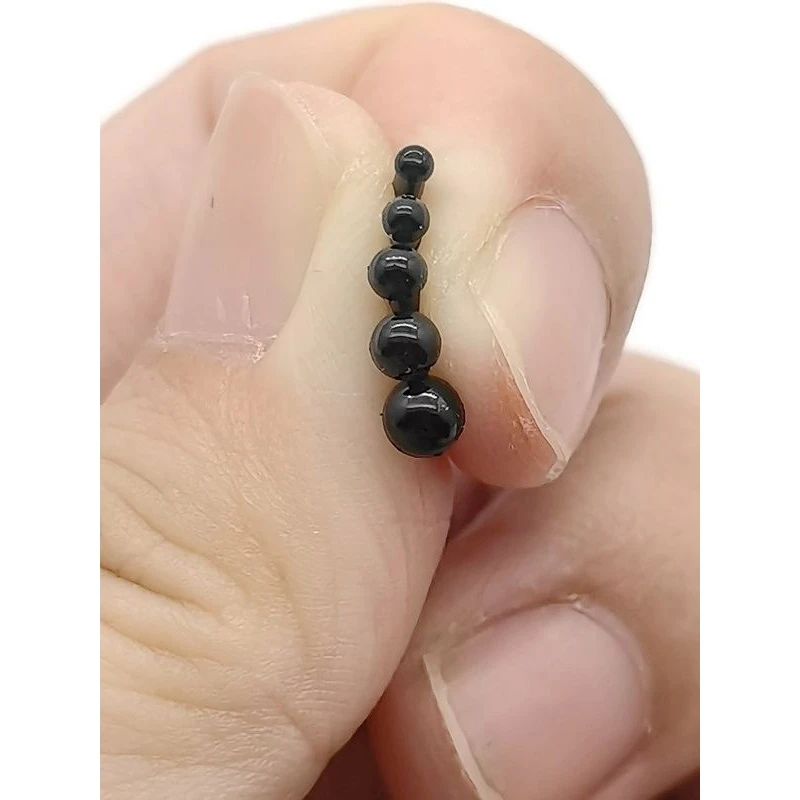 1.8/2/2.5/3/3.5/4/5/6mm Plastic Craft Doll Eyes Animal Eyes For Amigurumi Doll Crochet Stuffed Toy DIY Accessories 100pcs/lot
