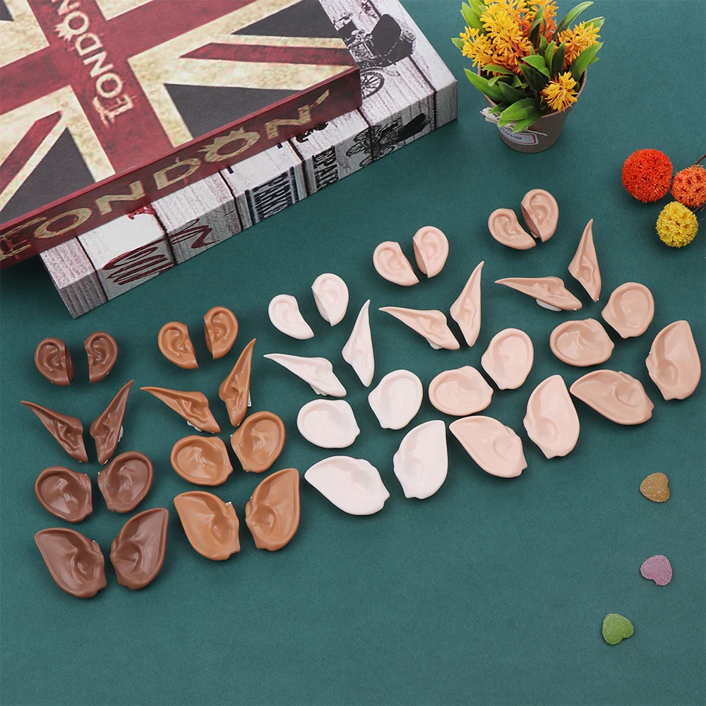 Toys Ears Toy Blyth Doll No Doll Icy White Natural Only Tan Dark Doll Ears Artificial Ears Toys Super Black Skin Dolls Accessory