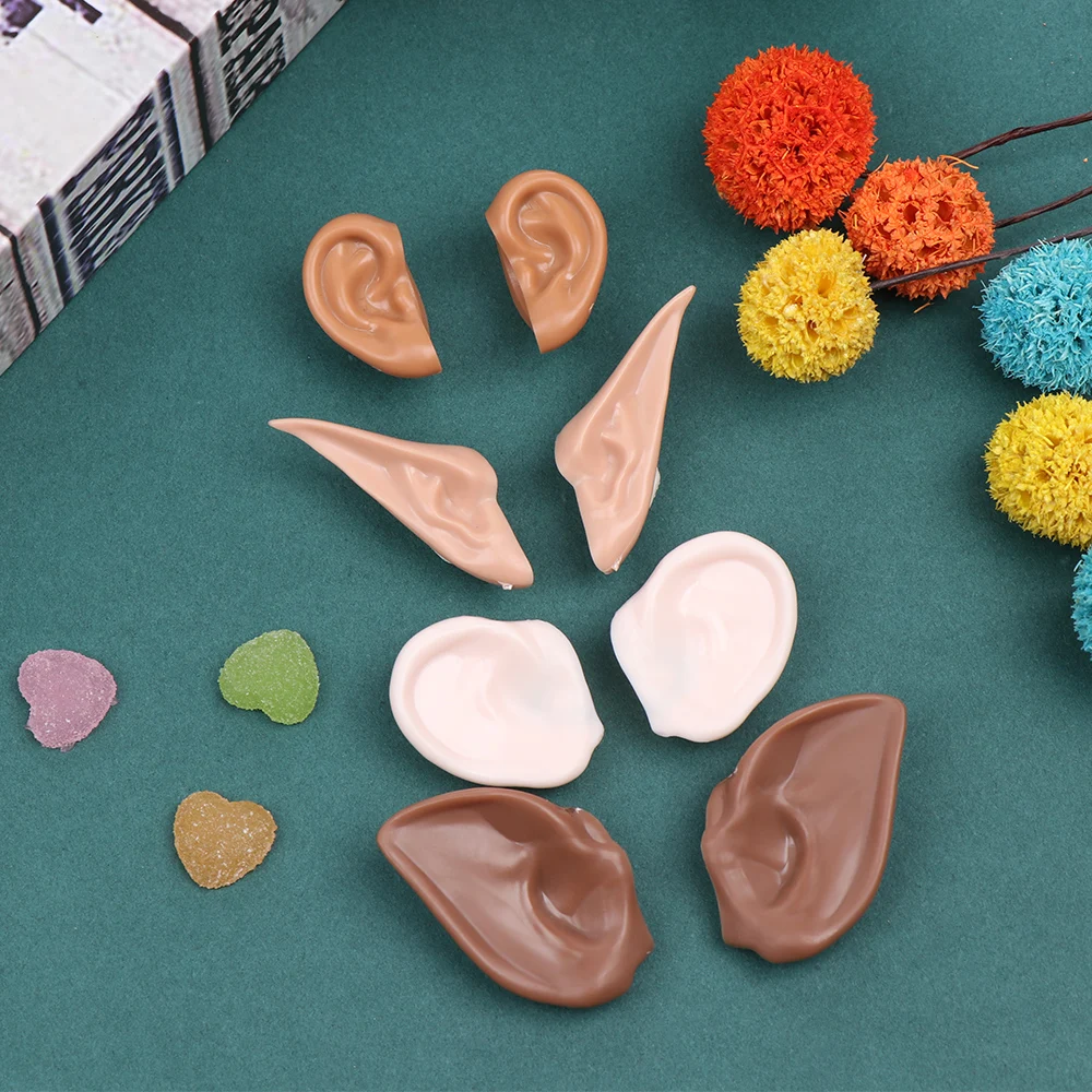 Toys Ears Toy Blyth Doll No Doll Icy White Natural Only Tan Dark Doll Ears Artificial Ears Toys Super Black Skin Dolls Accessory