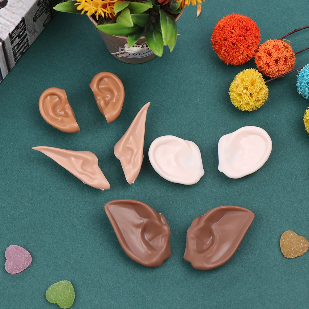 Toys Ears Toy Blyth Doll No Doll Icy White Natural Only Tan Dark Doll Ears Artificial Ears Toys Super Black Skin Dolls Accessory