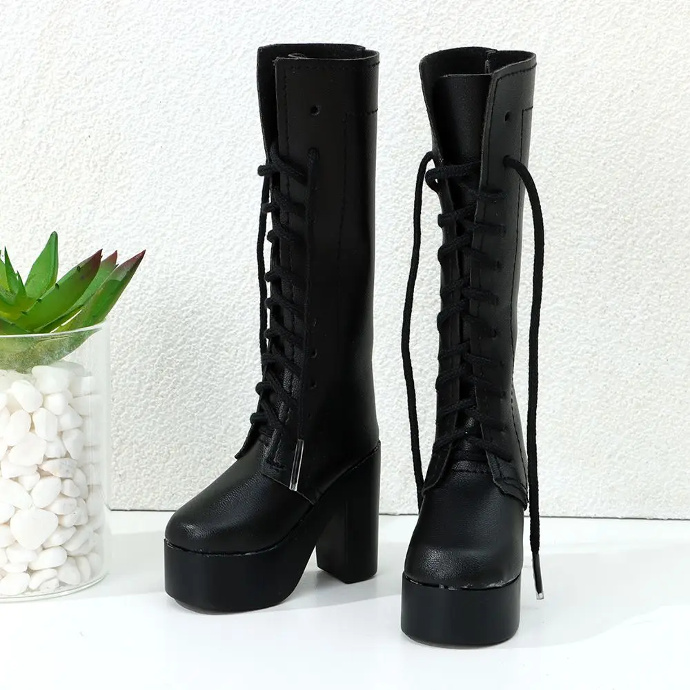 1/3 7.8CM Fashion Doll High Heel Shoes PU Leather With Differents Color Suitable for 60cm Doll Wearing Boots Shoes Doll
