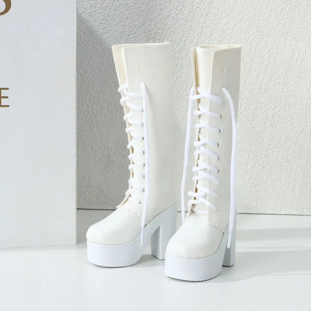 1/3 7.8CM Fashion Doll High Heel Shoes PU Leather With Differents Color Suitable for 60cm Doll Wearing Boots Shoes Doll