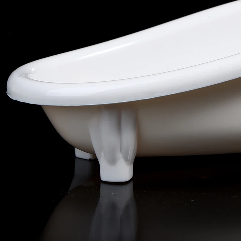 Dollhouse Miniatures Bathtub Furniture Bathroom Accessories Kids Pretend Toy
