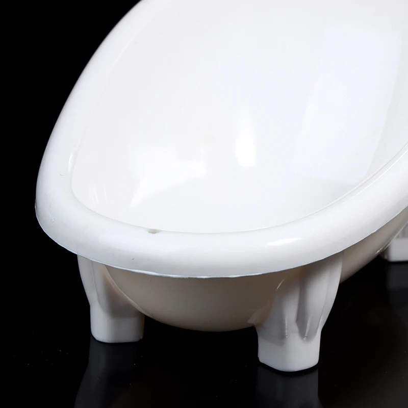 Dollhouse Miniatures Bathtub Furniture Bathroom Accessories Kids Pretend Toy