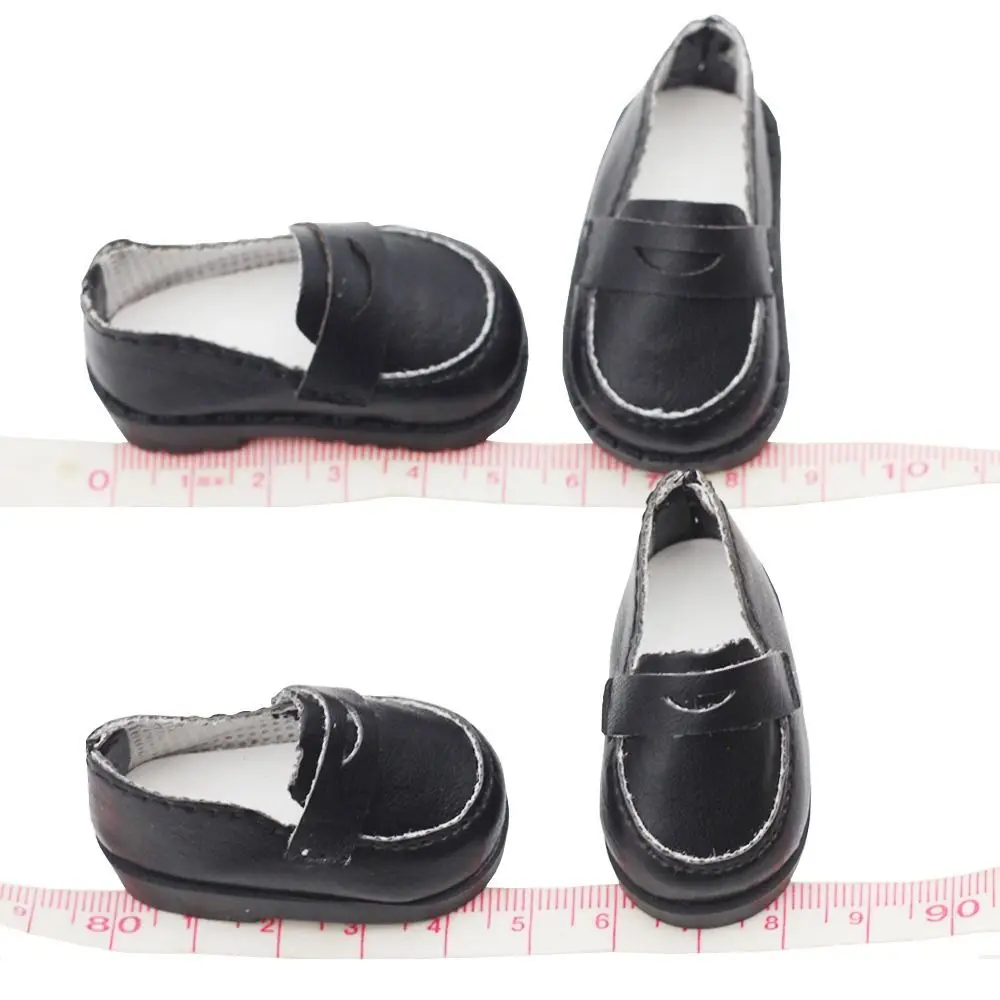 5.5*2.6cm 20cm Cotton Doll Leather Shoes Clothes Accessories For 1/12 1/14 Dolls for EXO Doll Casual Wear Shoes