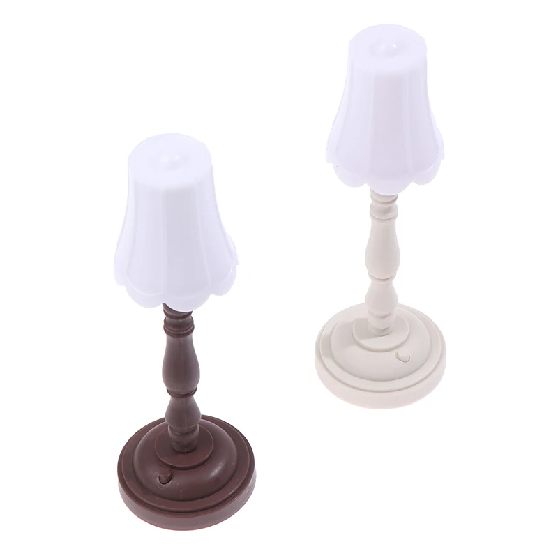 1:12 Dollhouse Miniature Floor lamp LED Light Dollhouse Furniture Toy