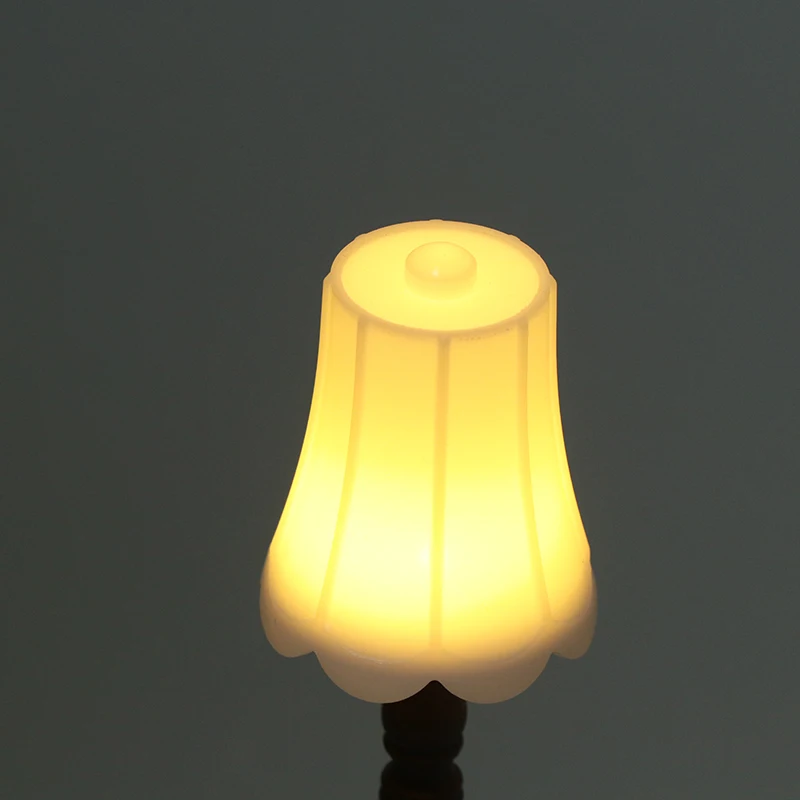 1:12 Dollhouse Miniature Floor lamp LED Light Dollhouse Furniture Toy