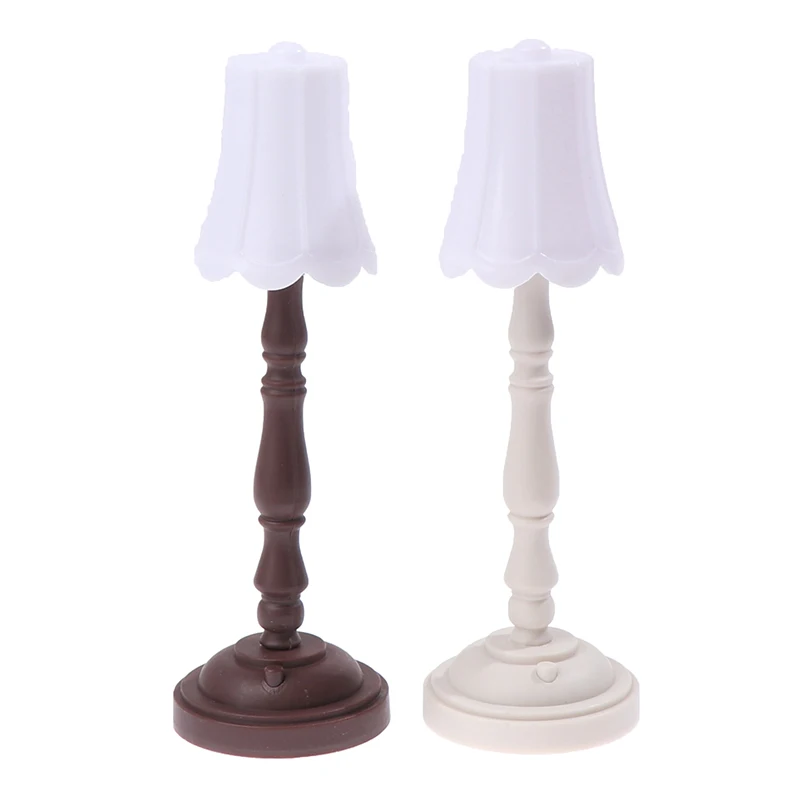 1:12 Dollhouse Miniature Floor lamp LED Light Dollhouse Furniture Toy