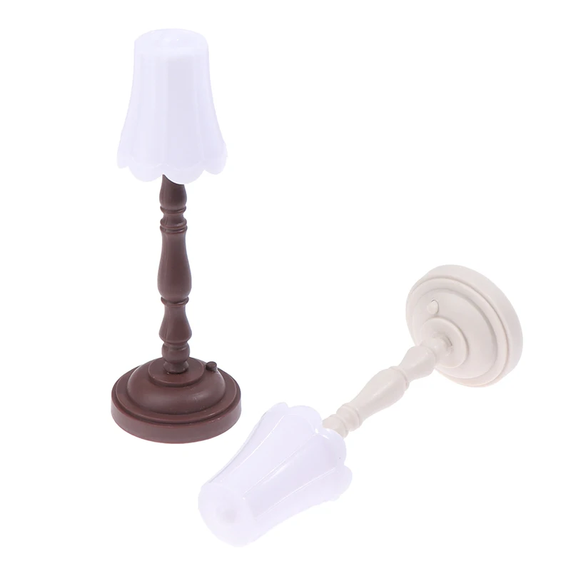 1:12 Dollhouse Miniature Floor lamp LED Light Dollhouse Furniture Toy