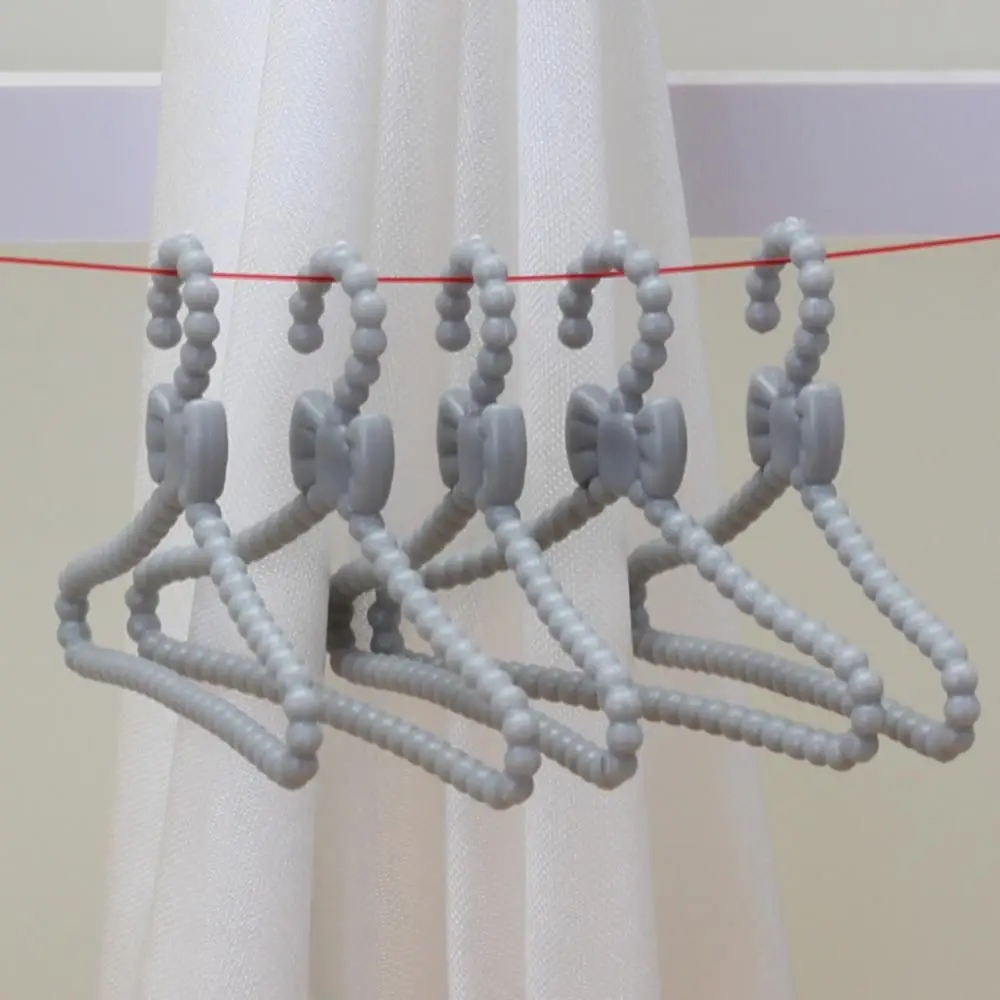 10/20PCS Toy Dress Holders Playing House Pink Plastic 1:6 Scale Doll Accessories Miniature Clothes Hangers Dollhouse Furniture