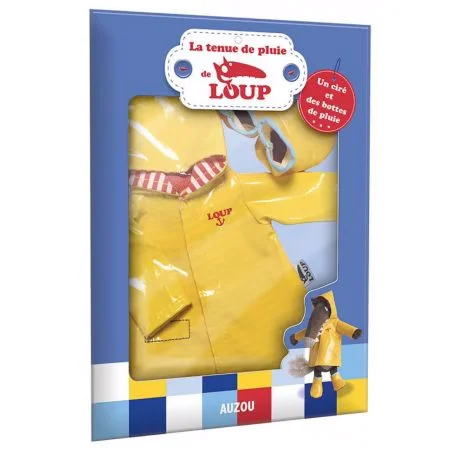 30cm France cartoon loup wolf soft figure doll kids collection yeti model toy