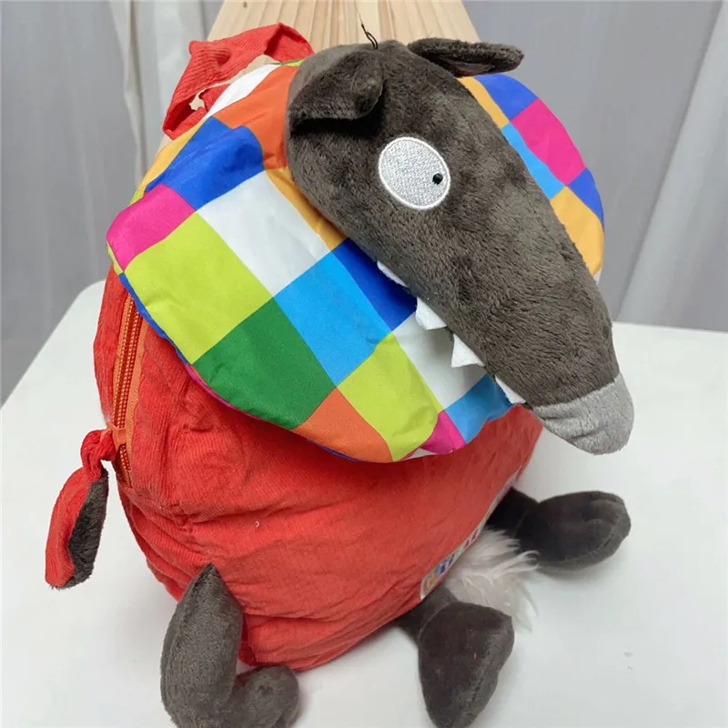 30cm France cartoon loup wolf soft figure doll kids collection yeti model toy