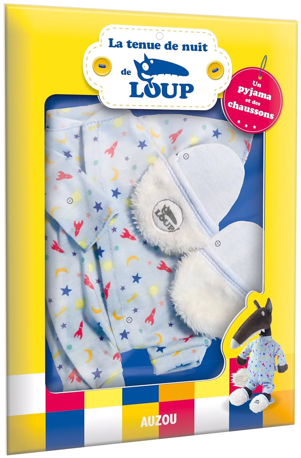 30cm France cartoon loup wolf soft figure doll kids collection yeti model toy