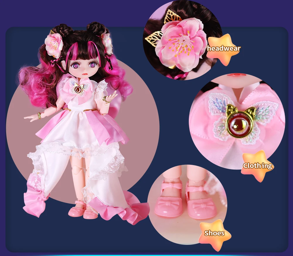 DBS DREAM FAIRY Doll 1/6 BJD Name By Star Card 30cm MJD Anime Figure