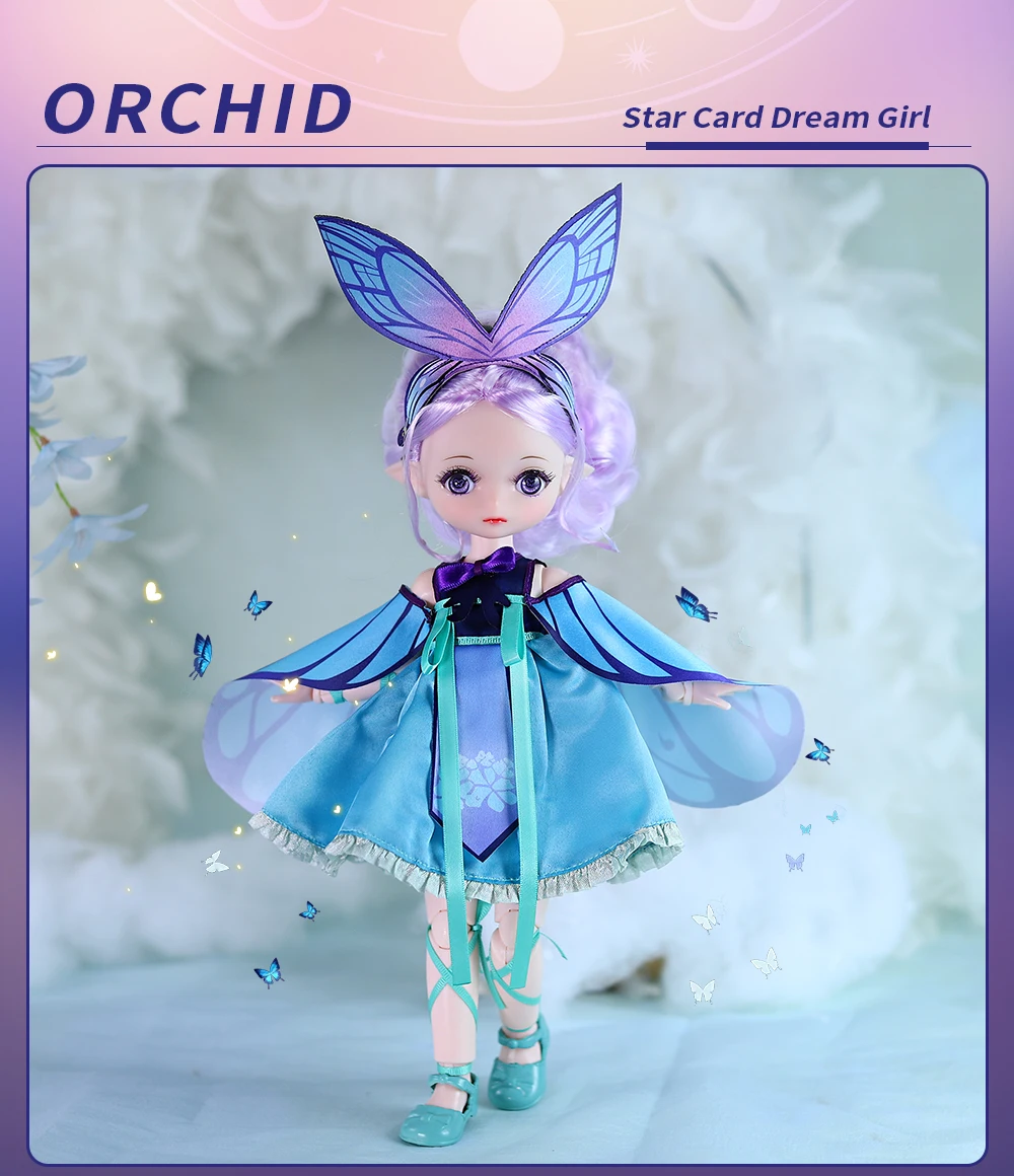 DBS DREAM FAIRY Doll 1/6 BJD Name By Star Card 30cm MJD Anime Figure