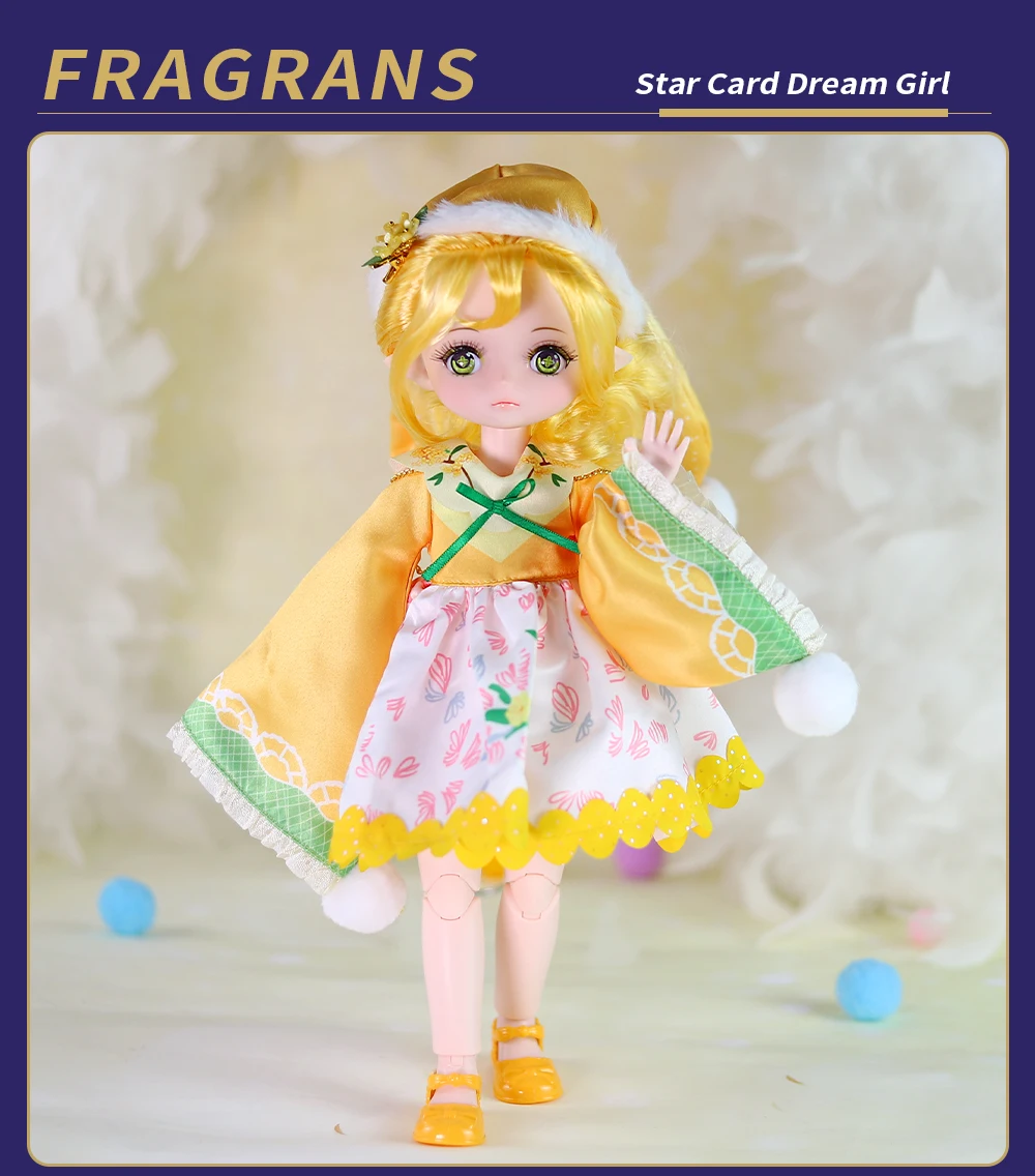 DBS DREAM FAIRY Doll 1/6 BJD Name By Star Card 30cm MJD Anime Figure