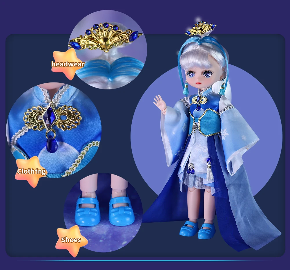 DBS DREAM FAIRY Doll 1/6 BJD Name By Star Card 30cm MJD Anime Figure