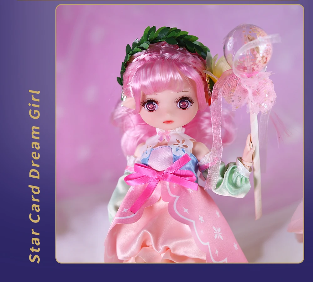 DBS DREAM FAIRY Doll 1/6 BJD Name By Star Card 30cm MJD Anime Figure