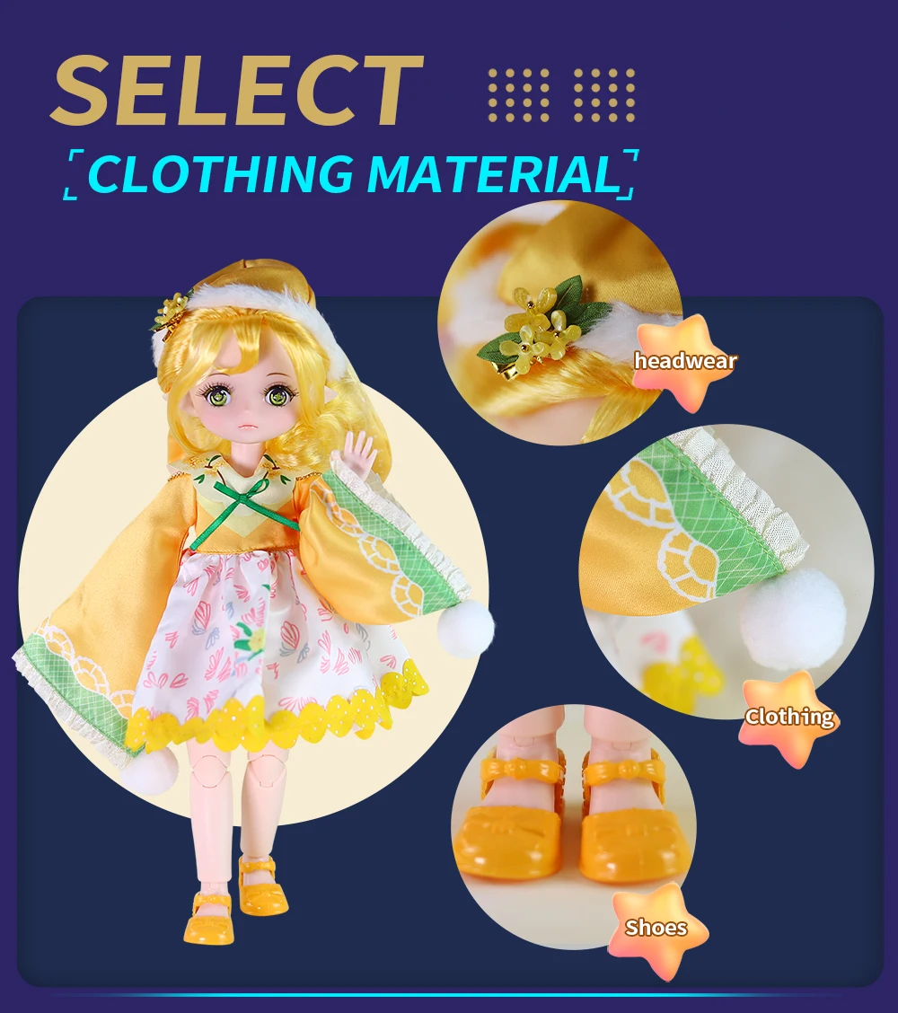 DBS DREAM FAIRY Doll 1/6 BJD Name By Star Card 30cm MJD Anime Figure