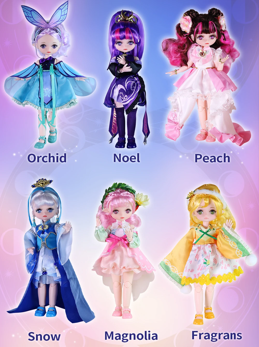 DBS DREAM FAIRY Doll 1/6 BJD Name By Star Card 30cm MJD Anime Figure