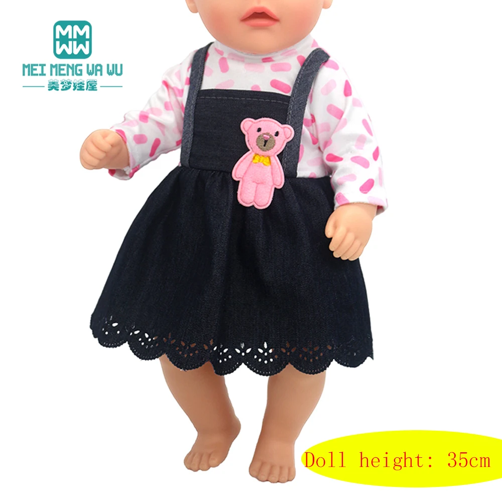 36cm 14inch Doll Clothes Newborn Doll Fashion Sets, Pajamas, Dresses, Dance Dresses, Gown Dresses Girl Gift