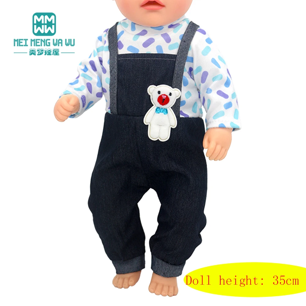 36cm 14inch Doll Clothes Newborn Doll Fashion Sets, Pajamas, Dresses, Dance Dresses, Gown Dresses Girl Gift