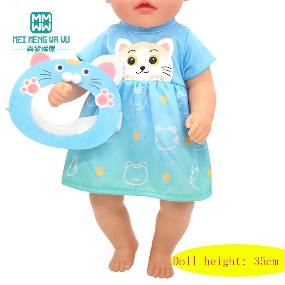 36cm 14inch Doll Clothes Newborn Doll Fashion Sets, Pajamas, Dresses, Dance Dresses, Gown Dresses Girl Gift