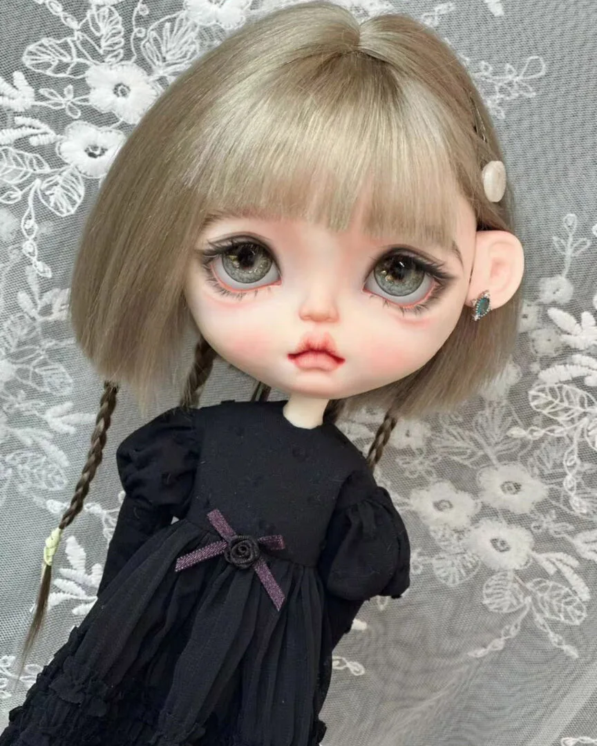 2026 1pcs Blythe Gothic Style One-Piece Dress 1/6 30cm(Fit for Pullip,Ob22/24/26, Licca)