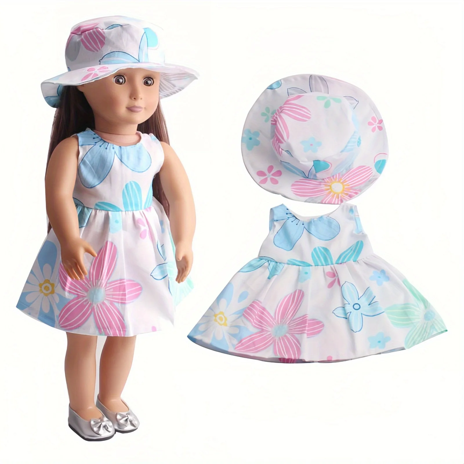 Doll Clothes Suitable for 18-Inch American Dolls. (The Product Does Not Include Dolls and Shoes.) Cosplay Costume.