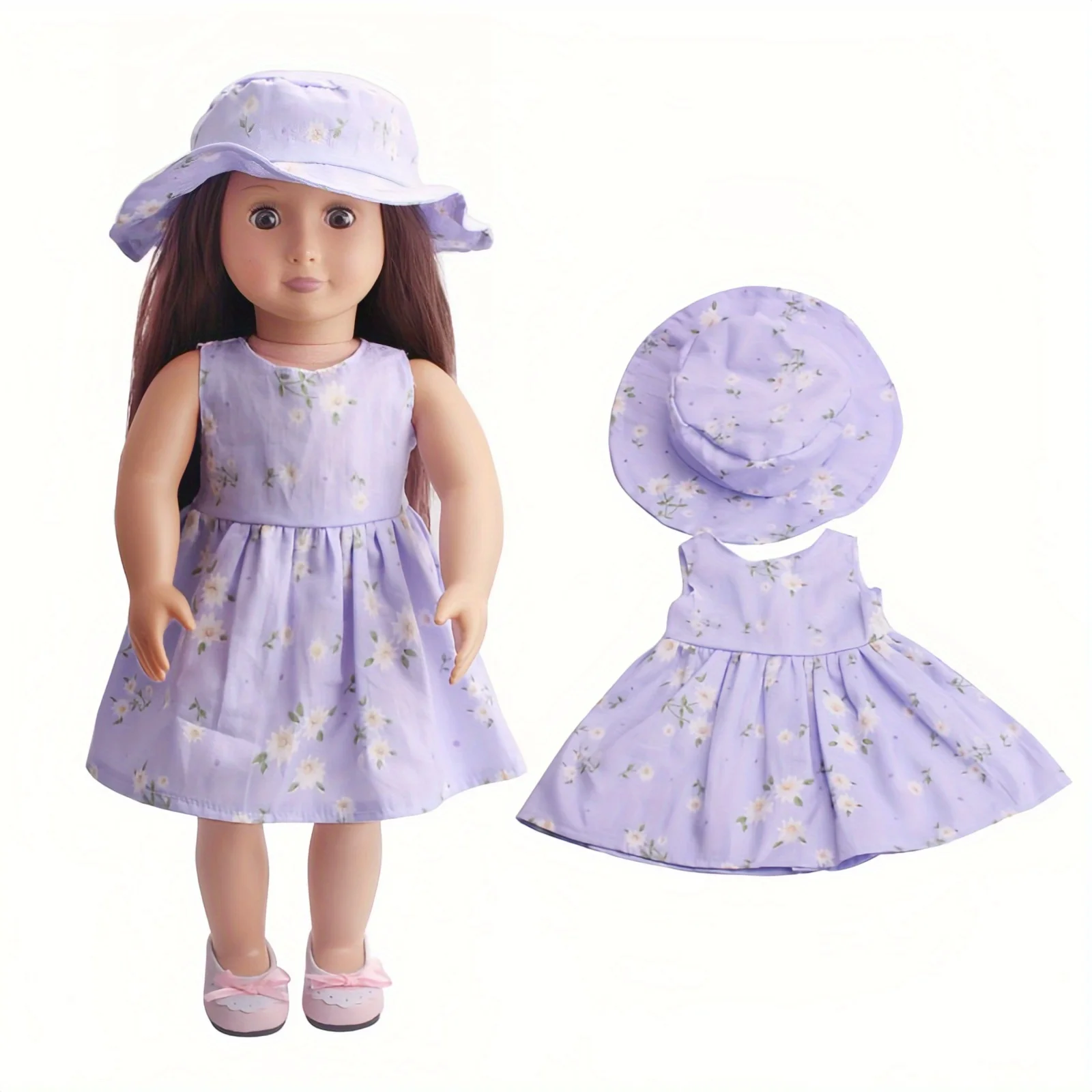 Doll Clothes Suitable for 18-Inch American Dolls. (The Product Does Not Include Dolls and Shoes.) Cosplay Costume.