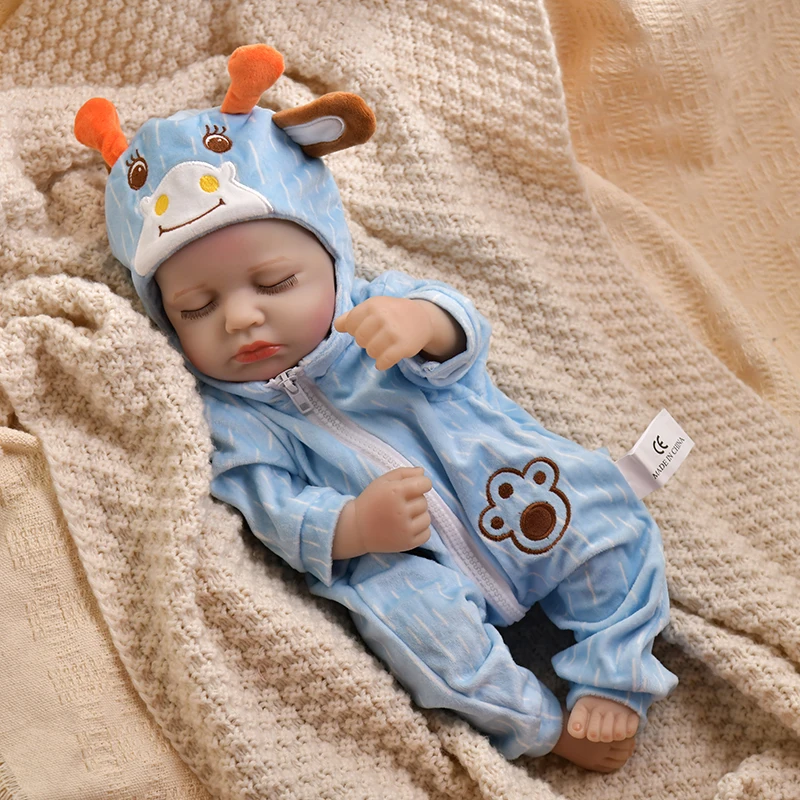 16 Inch Reborn Dolls For Cute 40cm Loulou Full Body Soft Vinyl Reborn Doll Lifelike Reborn Doll Toys Realistic Doll Toy For Gift